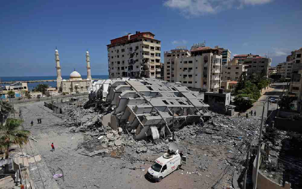 الأبراج السكنية في غزة
