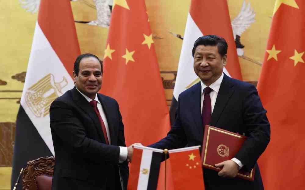 زيارة وفد مصري للقاء وفد صيني