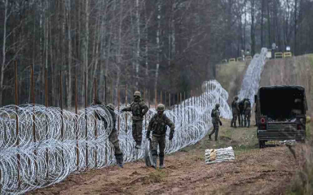 غرب أوكرانيا على الحدود مع بولندا