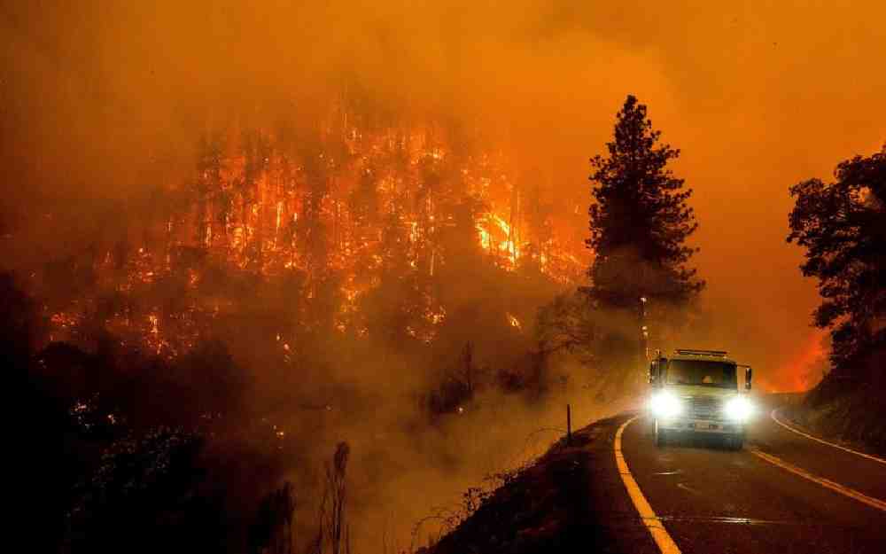 حرائق غابات في أوريغون وواشنطن