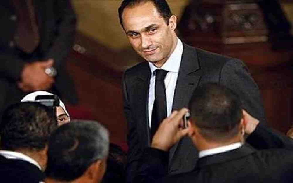 جمال مبارك مع السفير الأمريكي