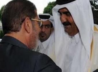 امير قطر والرئيس مرسي