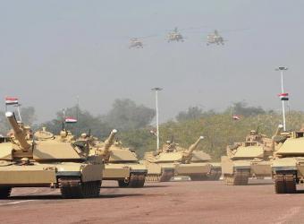 الدبابات والمدرعات المصرية فى شمال سيناء