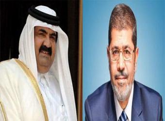 محمد مرسي - حمد بن خليفة