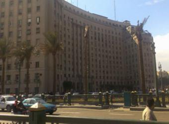 إخلاء مجمع التحرير