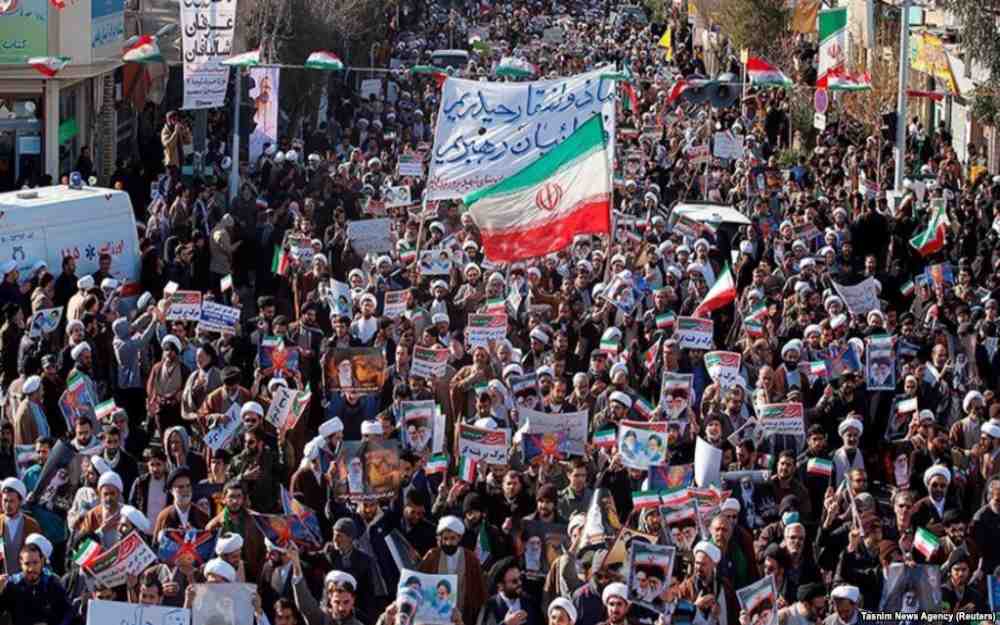 الاحتجاجات  في إيران