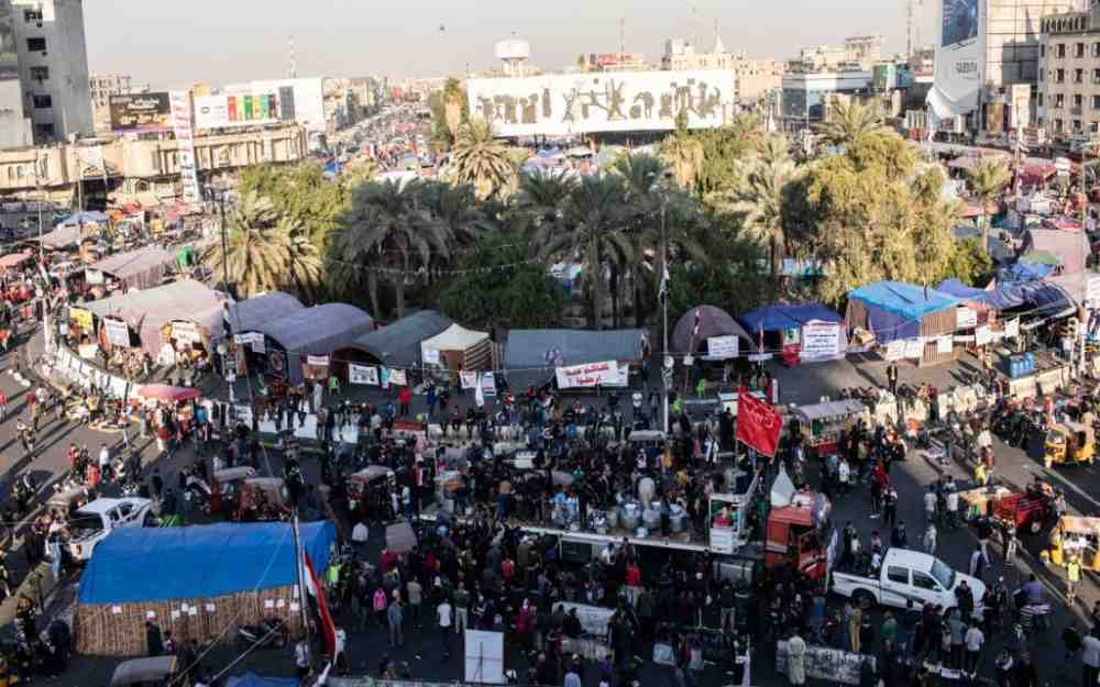 مظاهرات حاشدة في بغداد