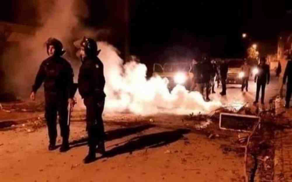 احتجاجات ليلية تونسية