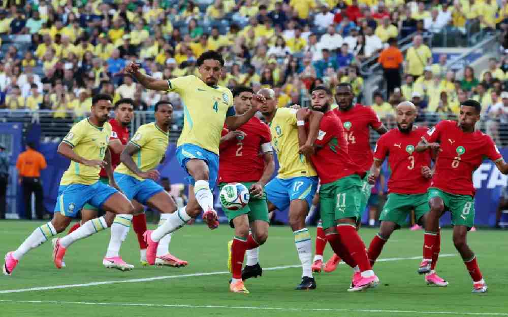 تعادل المغرب والبرازيل