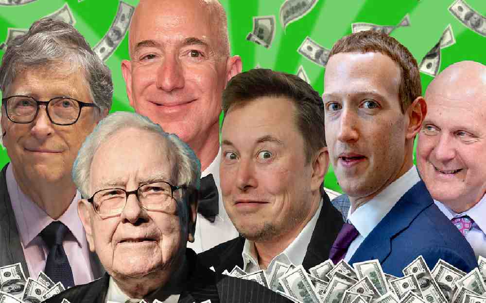 ثروات أغنى 10 رجال في العالم