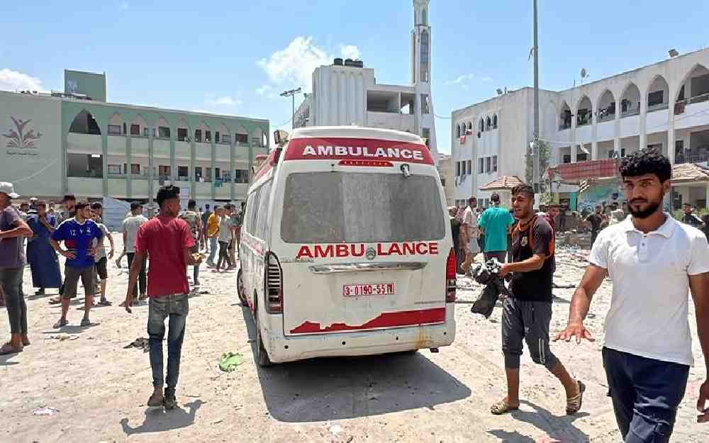 مجزرة مروعة في مدرسة تؤوي نازحين