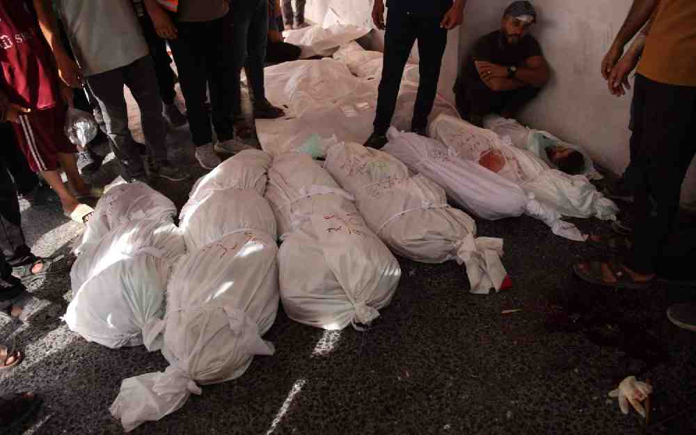 مجزرة الفجر في غزة
