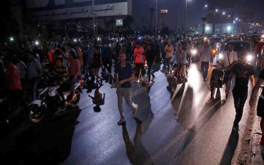 مظاهرات في مدن وقرى مصرية