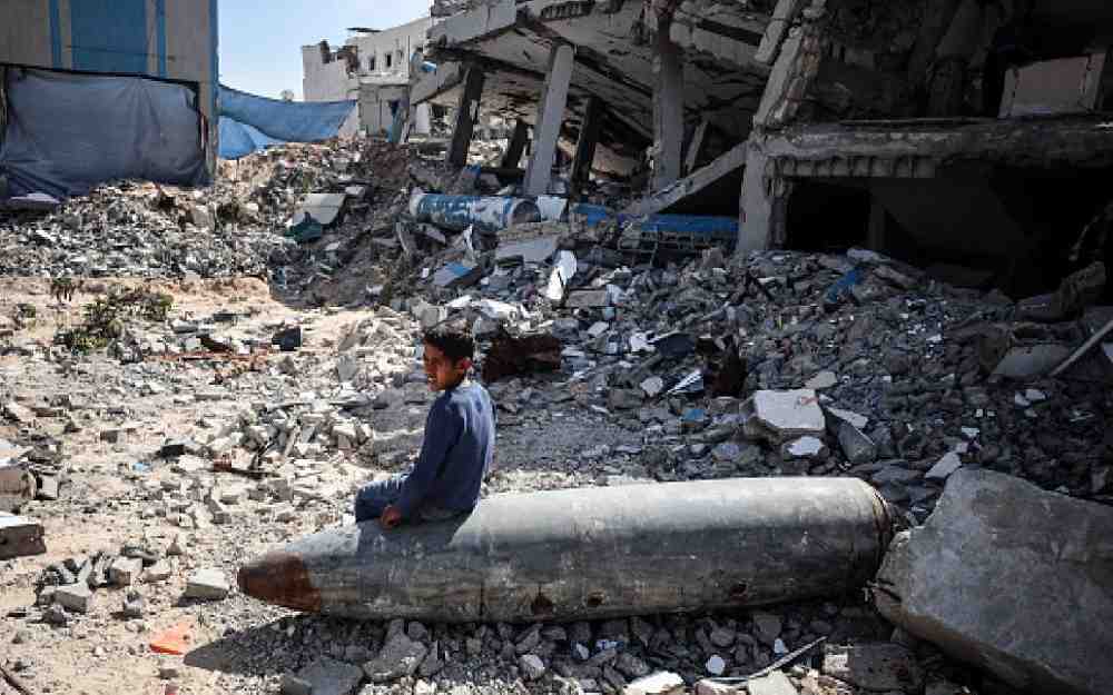 ذخائر غير منفجرة في غزة