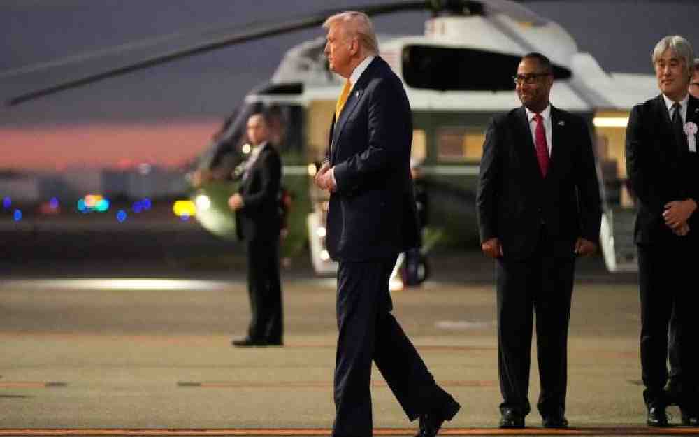 ترامب إلى اليابان