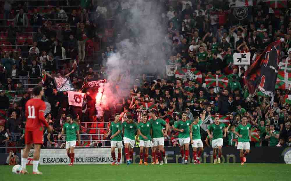 مباراة الباسك وفلسطين