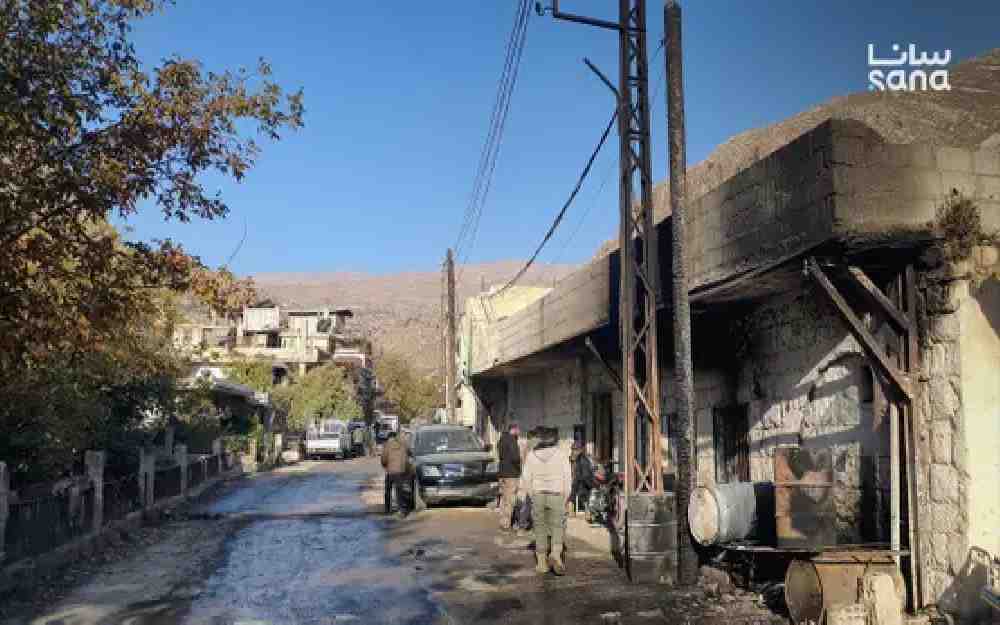 عدوان على بيت جن جنوبي سورية