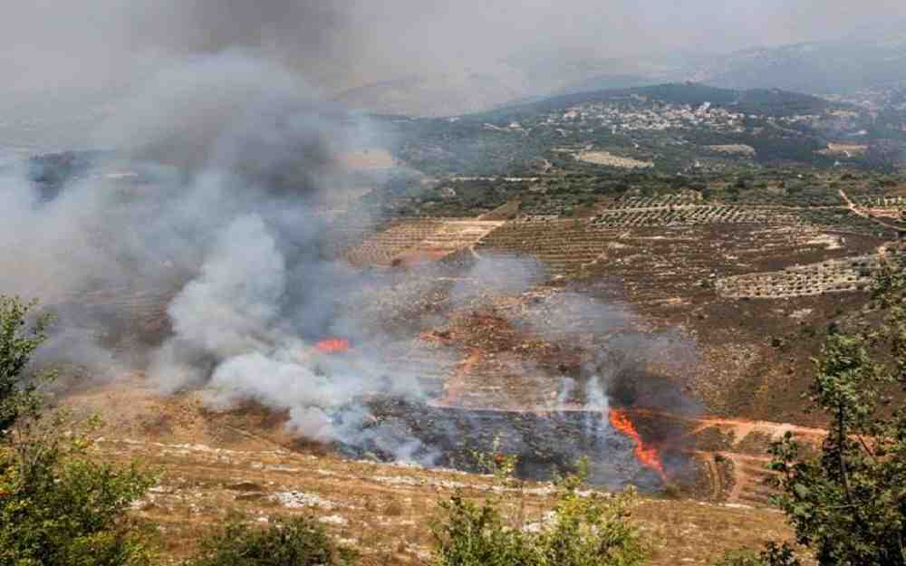 قصف مواقع بجنوب لبنان