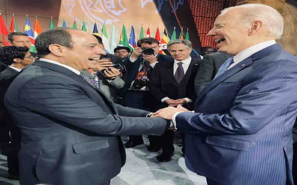 جو بايدن و السيسي