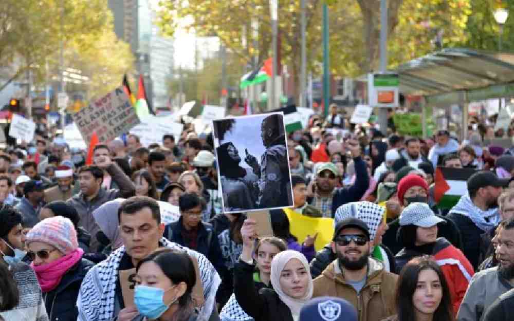 التجمع المؤيد لفلسطين في سيدني