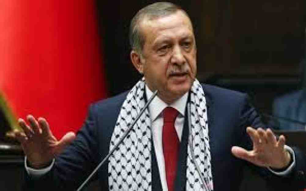 رجب طيب أردوغان في فلسطين