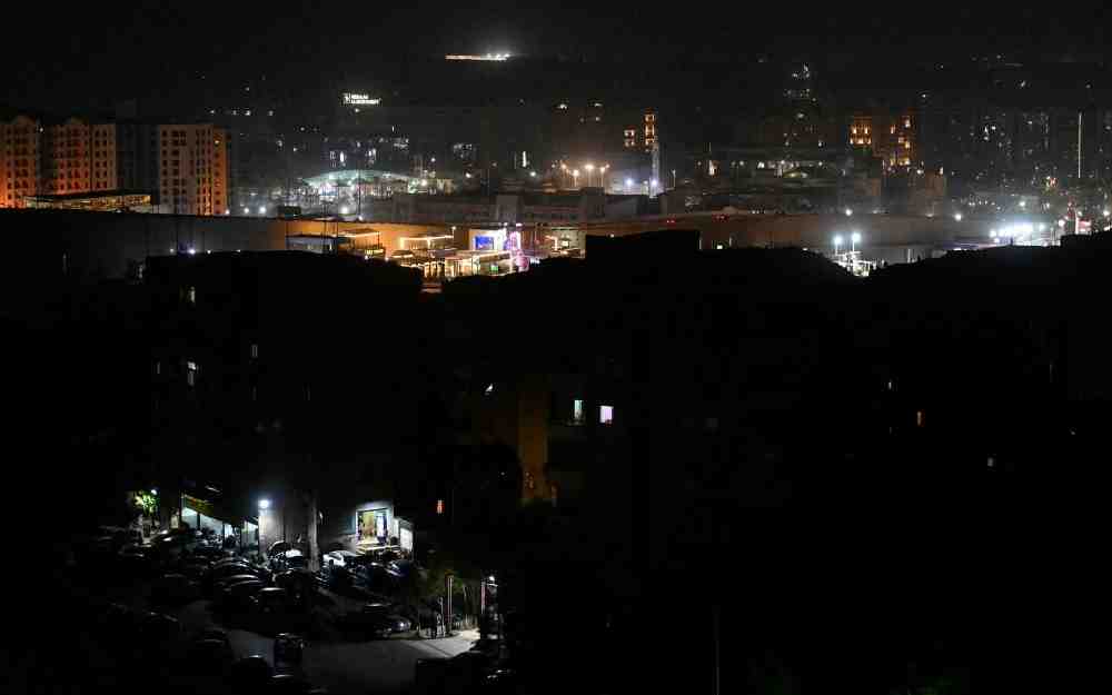 إطفاء إنارة الشوارع