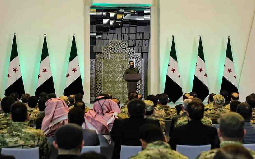 الرئيس السوري أحمد الشرع