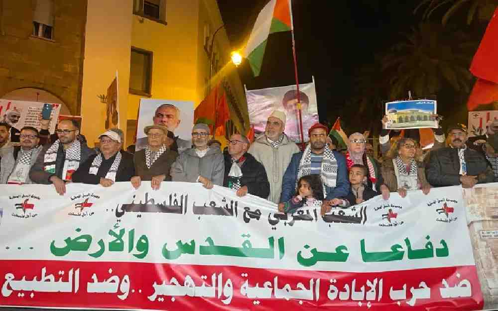 احتجاجات واسعة في المغرب