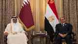 السيسي يلتقي أمير قطر